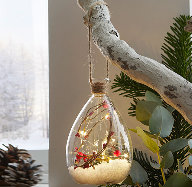 LED sklenená fľaša s dekoráciu